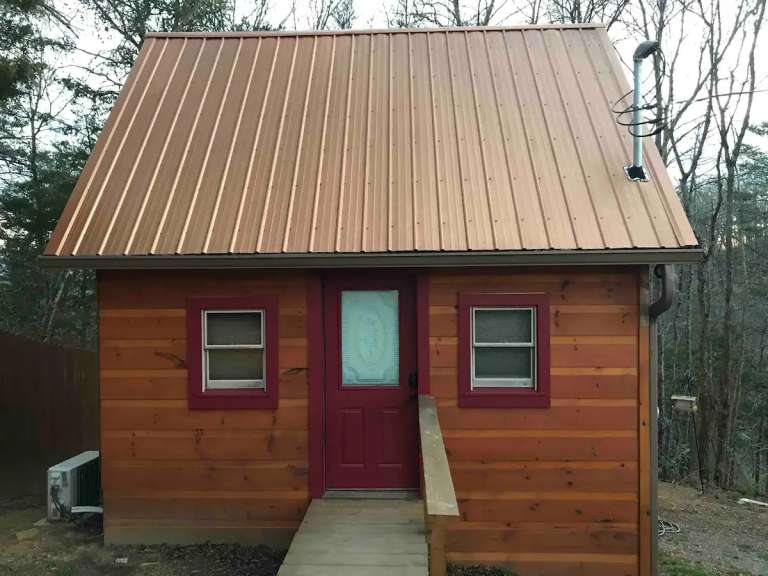 A beautiful little cabin.